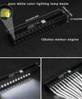 Dope Twinkle Meteor Shooting Star Fiber Optic Kit with 16W light, RGBW, pure white stars, close-up of lighting lamp beam and fiber cables