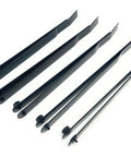5-piece 6-inch hole finder tools for sheet metal strap duplicator, black metal set
