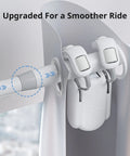 Smart Curtain Motor With Wireless App Control And Timers Works With Alexa Google Home And IFTTT Hub Ready Rod20 White