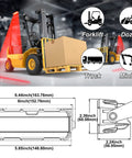 Forklift Safety Light Led Red Zone Pedestrian Warning For Warehouse Use 12V To 60V DC Trucks And Vehicles in operation