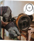 Heavy Duty Flexible Shaft Extension For Electric Grinders And Rotary Polishers Quick Change Power Tool in use, showcasing precision control.