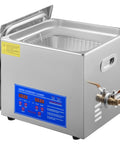 15L Ultrasonic Cleaner With Digital Timer And Heater, open lid view, showing 15L tank and control panel