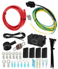Heavy Duty 3G Alternator Upgrade Wiring Cable Featuring Zero Drama Stator Swap Setup For 1985 Through 2004 Ford F150 Pickup kit components.