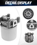 Coolant Filter With Filter Base Replacement For Freightliner M2 112 114SD 106 108SD And Peterbilt Trucks, detailed view