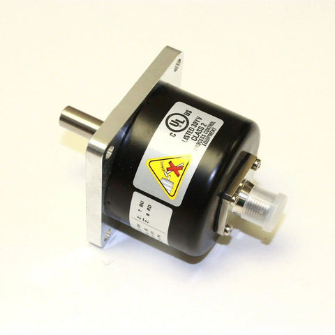 Industrial Encoder K180130 T8 5800 MPTT 0120 New In Box High Precision Rotary Sensor With Durable Metal Housing For CNC And Automation Use Ready To Wire Plug And Play For Easy Setup, side view