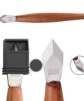 Top Shelf Marking Knife For Serious Woodworking, High Speed Steel Double Bevel Blade On Solid Rose Wood Handle, Reliable Chisel And Saw Layout Gauge With Tight Safety Sheath, Seriously Sharp Job Site Essential.