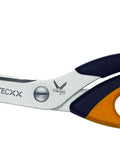 TecX2 74925 10 Inch Beefy Heavy Duty Aramid Kevlar Shears With Micro Serrated Blades For Tough Fabrics 25 cm Acetone Resistant Handles Stainless Steel Made In Germany