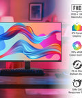 27 Inch IPS Monitor With Built In Speakers, 1080p Resolution, 75Hz Refresh Rate, HDMI And VGA, Wide Viewing Angles,