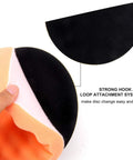 Hook and loop backing detail of 7 Inch Buffing And Polishing Pad Kit With 7 Pieces, 7 inch sponge pads in hand, showing attachment system.