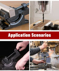 3 Inch Drill Press Vise With 0 To 90 Degree Tilting Angle Iron Cradle Style Clamp For Drilling Machine Fits Most Drilling And Milling Setups Adjustable Jaw Width About 2.95 Inches Beefy Metal Workhorse Vise application scenarios