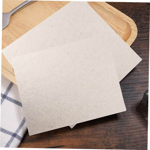 Replacement Mica Plate Sheets For Microwave Oven, 20 Pack, shown on wooden board, heat insulation and waveguide shield, easy to cut