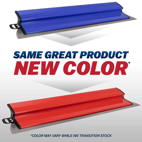 ProSkim 24 Inch Drywall Tool For Ultra Smooth Finish Lightweight Skimming Blade Set in new blue and red colors
