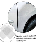 2 Pack Stainless Steel Mesh Repair Screen For Car Bumpers And Plastic Cracks Holes Quick Weld Patch Mesh for bumper repair