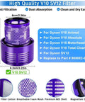 3 Pack SV12 V10 Vacuum Filters For Dyson V10 Animal Absolute Total Clean Cyclone Cordless Vacuum Washable Replacement Filters