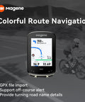 Wireless GPS Bike Computer With 2.4 Inch Color Screen Route Navigation Bluetooth And WiFi Ultra Fast 5 Second Positioning