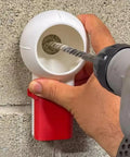 Drill Dust Collector Box For Picture Hanging And Home Renovations Keeps Dust Off Floors And Benches Red And White Portable
