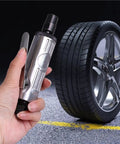 Amp Up Your Shop with This Hot Pneumatic Die Grinder featuring lightweight design, held in hand with a tire in background.
