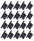 Image of RV Drawer Latches and Catches Kit 20 Pack Pull Force Cabinet Door Latches Push to Close Grabber in black ABS material