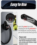 Tesla EV Charger Holder Wall Mount Kit With Cable Organizer And Charger Slot NACS Compatible Dock with storage port groove