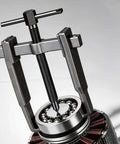 Two Jaw Adjustable Gear Puller for Bearings and Pulleys, Beefy Heavy Duty Separator Tool, Carbon Steel, 5 Inch Jaw Span