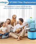 Family with dog and guitar, featuring Replacement Filter Pack For Three To Four And A Half Gallon Shop Vacuums With Three Layer H11 Filtration