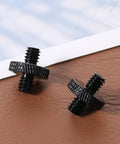 Solid Grip Six Pack Of One Quarter Inch Male To Male Threaded Tripod Screw Adapters For Camera Cages And Lighting Stands With Grippy Knurling And Rust Proof Aluminum Build Setup on a brown surface.
