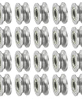 Heavy Duty V Groove Bearings 4x13x6mm 20 Pack Carbon Steel Sealed Ball Bearings Rail Roller Wheels For Track Liner Motion System Pro Grade Durable Rolling, 20 bearings