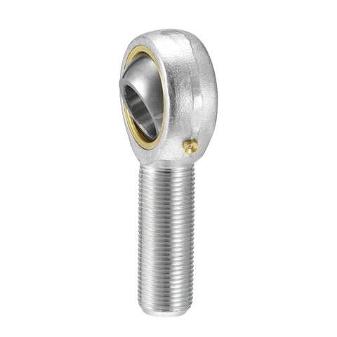 Rod End Bearing 3/4 Inch Bore With 3/4-16 Left Hand Thread Pre Lubricated Spherical Ball Joint Built For Tough Jobs, 45 Steel Body And Hardened Bearing Steel Ball, 29 kN Static And Dynamic Load Capacity, front view