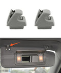 Heavy Duty Sun Visor Clip Replacement For Cars 2 Pack Durable ABS Bracket Retainer Visor Holder Gray for Chevy GMC