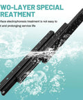 Undermount Heavy Duty Drawer Slides 24 Inch Full Extension Bottom Mounted Hidden Rails 260 LB Ball Bearing Metal Tracks