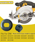 Circular Saw Outer Flange And Blade Clamp Bolt Replacement Kit Fits DCS367 DCS372 DCS373 DCS390 DC390B DCS391 DCS392 DCS393 DCS565 DC310K DC390K Includes Washer And Replacement Bolts For Easy Maintenance with saw and parts displayed