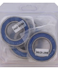 Wheel Bearing Seal Kit For Suzuki 25-1392 Replacement Set With Triple Lip Seals And Stainless Garter Springs ABEC 3 High Speed Bearings