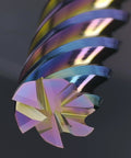 Must-Have Carbide End Mills Six Flute Square Milling Cutter With DLC Coating And High Helix Angle close-up view
