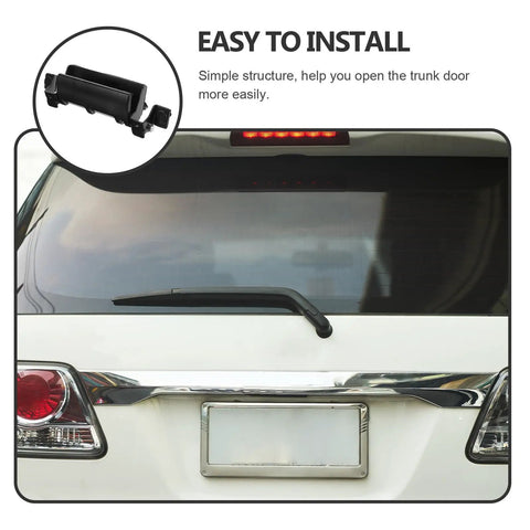 Badass Car Rear Trunk Door Handle Replacement Slick Exterior Hatch Latch No Sweat Mount Upgrade For Any Minivan And Suv Model Ride Ready Design Straight Fire Wear Resistance