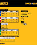 Chart showing bit sizes and components of the Tough Grip 27 Piece Screwdriver Bit Set And Impact Drill Driver Bits.