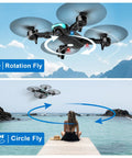 Beginner Friendly 1080P Foldable Drone With Light, Stable Altitude Hold, Gesture Selfie, Waypoint Fly, Circle Fly in scenic view