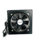 Heavy Duty Window Exhaust Fan Wall Mounted Ventilation Extractor For Home Garage Office Basement Industrial Grade 12 Inch Fan Delivers 720 CFM At 1460 RPM Quiet Durable Metal Construction For Tough Conditions front view
