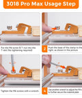 Step-by-step guide for using Awesome Hamwesh Low Profile Tiger Claw Clamps Made From Tough 6063 Aluminum for T Track work.