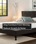 High Performance Non Slip Furniture Cups And Square Caster Pads For Hardwood Floors under bed to reduce scratches and noise.