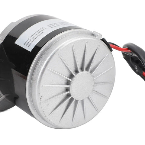 24V 1000W Electric Motor With Gear Reduction For Tricycles And Go Karts Easy Install Quiet Operation Aluminum Housing Copper Rotor Powerful Magnets Torque Monster Performance, side view