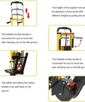 120W Powered Electric Stair Climbing Hand Truck Dolly Cart With 24V Lithium Battery, Heavy Duty Stair Climber For Moving Boxes And Gear, Long Lasting Charge Delivers 3-4 Hours Of Runtime And Up To 6,000 Steps, adjustable handle and wheel lock
