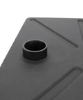 Close-up of the vent opening on the Beast Mode Dual Group 24 RV Battery Box with Dead Simple Vent Design.