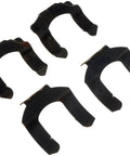 Door Lock Cylinder Clip Set For Select Vehicles 4 Piece Assortment shown in black finish