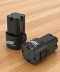 Rock Solid 18650 Lithium Battery Pack Case For 16.8V 4S Power Tools With Smart BMS Safety Circuit Board And New Nickel Strips, Black 16.8V Li-ion battery.