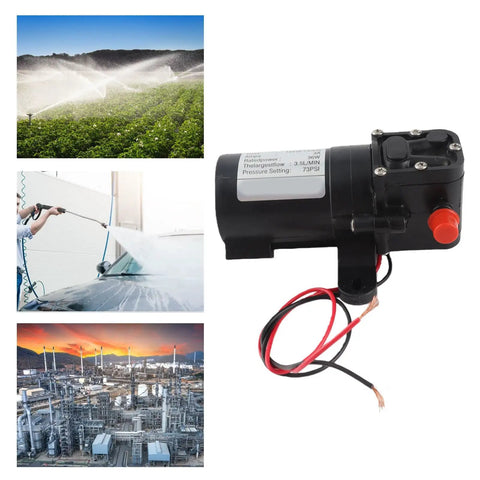 High Pressure Diaphragm Pump 12V DC 36W 73PSI For Electric Liquid Transfer And Water Pumps With Efficient Power Delivery And Versatile Design For Reliable Performance