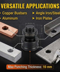 Heavy Duty Hydraulic Hole Punch Die Set Replacement For Industrial Punching Machines High Carbon Steel Round Hole Punch And Die Mold