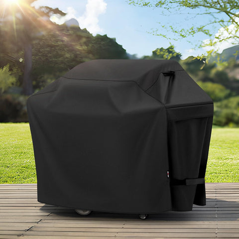 70 Inch Outdoor Grill Cover Heavy Duty Waterproof Protector For Gas Grills All Weather Fade Resistant Durable Barbecue Shield Fits Most 4 To 6 Burner Grills Up To 68 Inches Black