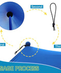 Family Beach Tent Replacement Poles Heavy Duty Aluminum Telescoping Poles For Awnings setup process with foam ball tips
