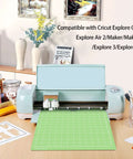 Gwybkq cutting mat, 12x12 inch green grip adhesive, for Cricut Explore/Air/Maker, front view