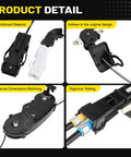 Toyota Sienna Power Sliding Door Cable Assembly Driver Side Replacement Kit 2011-2020 Plug And Play Fits 85016-08010 85016-08011 on black housing